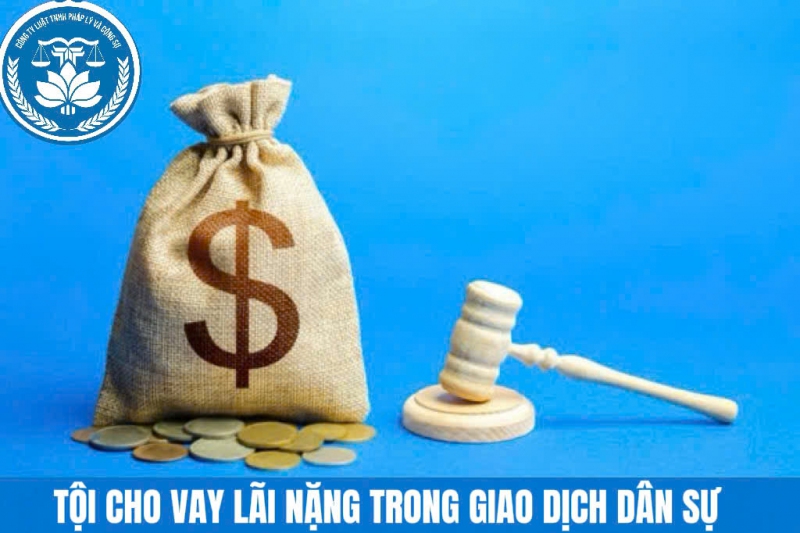 Các yếu tố cấu thành tội cho vay lãi nặng trong giao dịch dân sự theo Bộ luật Hình sự 2015?