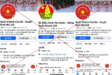 Công an Hà Nội cảnh báo lừa đảo qua các trang Facebook “Duyệt binh nhí mừng Quốc khánh 02/9”